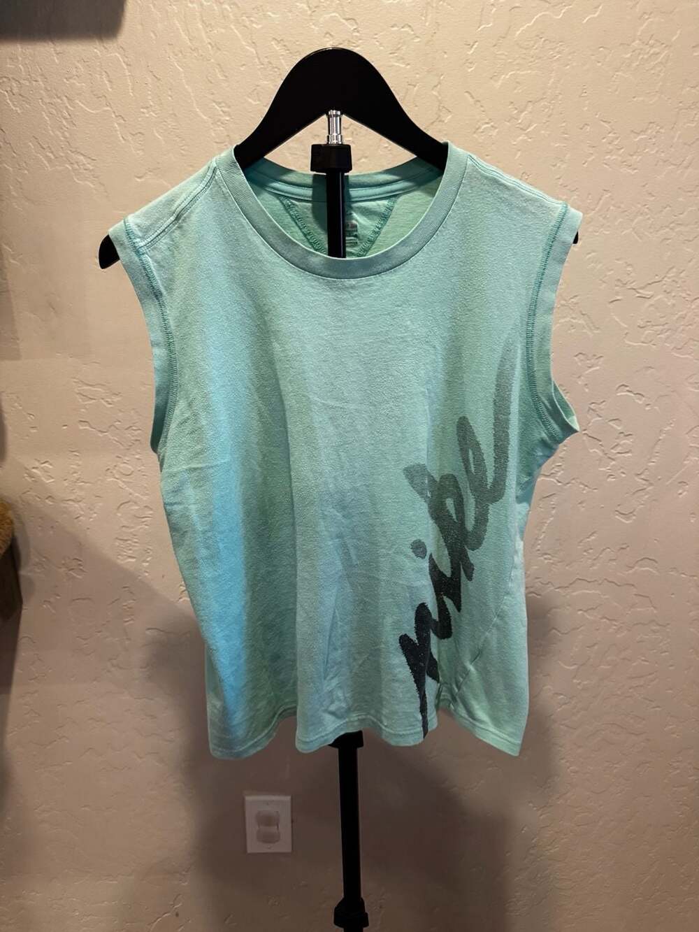 Nike Women's Dri-Fit Just Do It Tank Top Teal Sz L 911530-375
